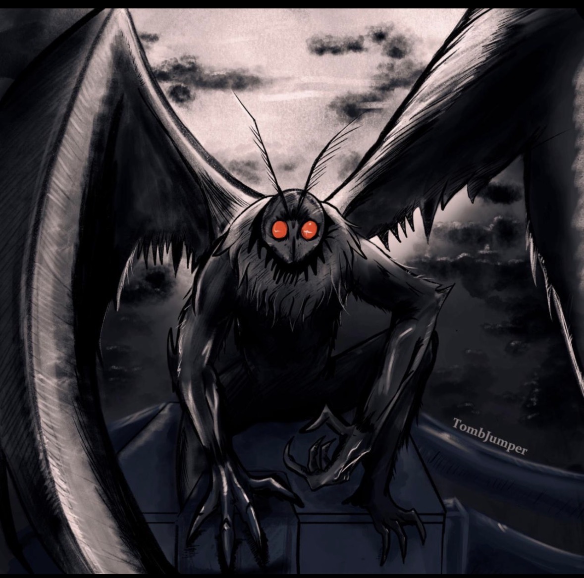Perched cryptid